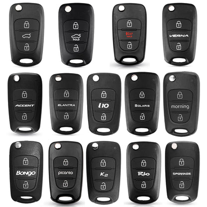 Custodia Chiavi Auto Techsuit 2003.04 per Hyundai Elantra / Kia Picanto, Nera
