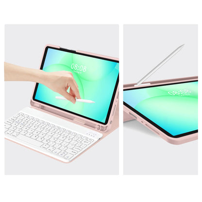 Custodia con tastiera per Samsung Galaxy Tab A11+ / Tab A9+, Tech-Protect, SC PEN, Rosa