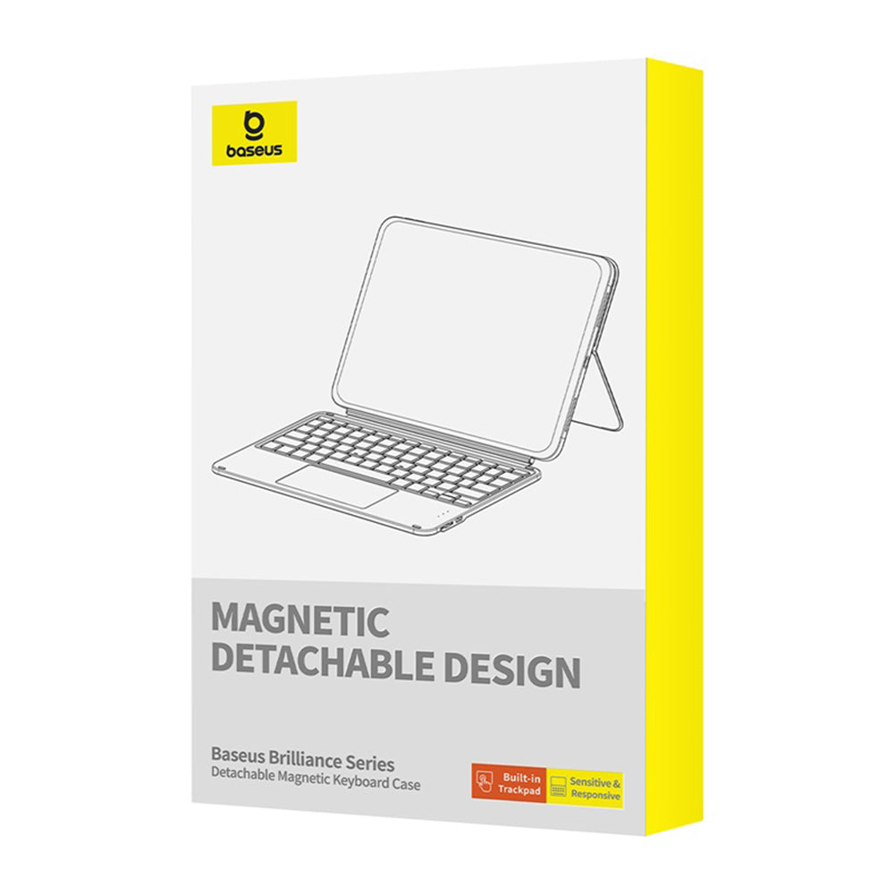 Custodia con Tastiera per Apple iPad (2022), Baseus, Brilliance, Nera