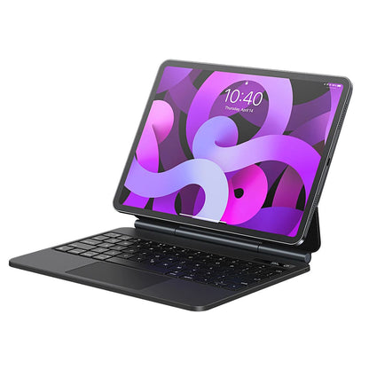 Custodia con Tastiera per Apple iPad Air (2022) / Air (2020) / Pro 11 (2018), Baseus, Brilliance with Digital Display, Grigio