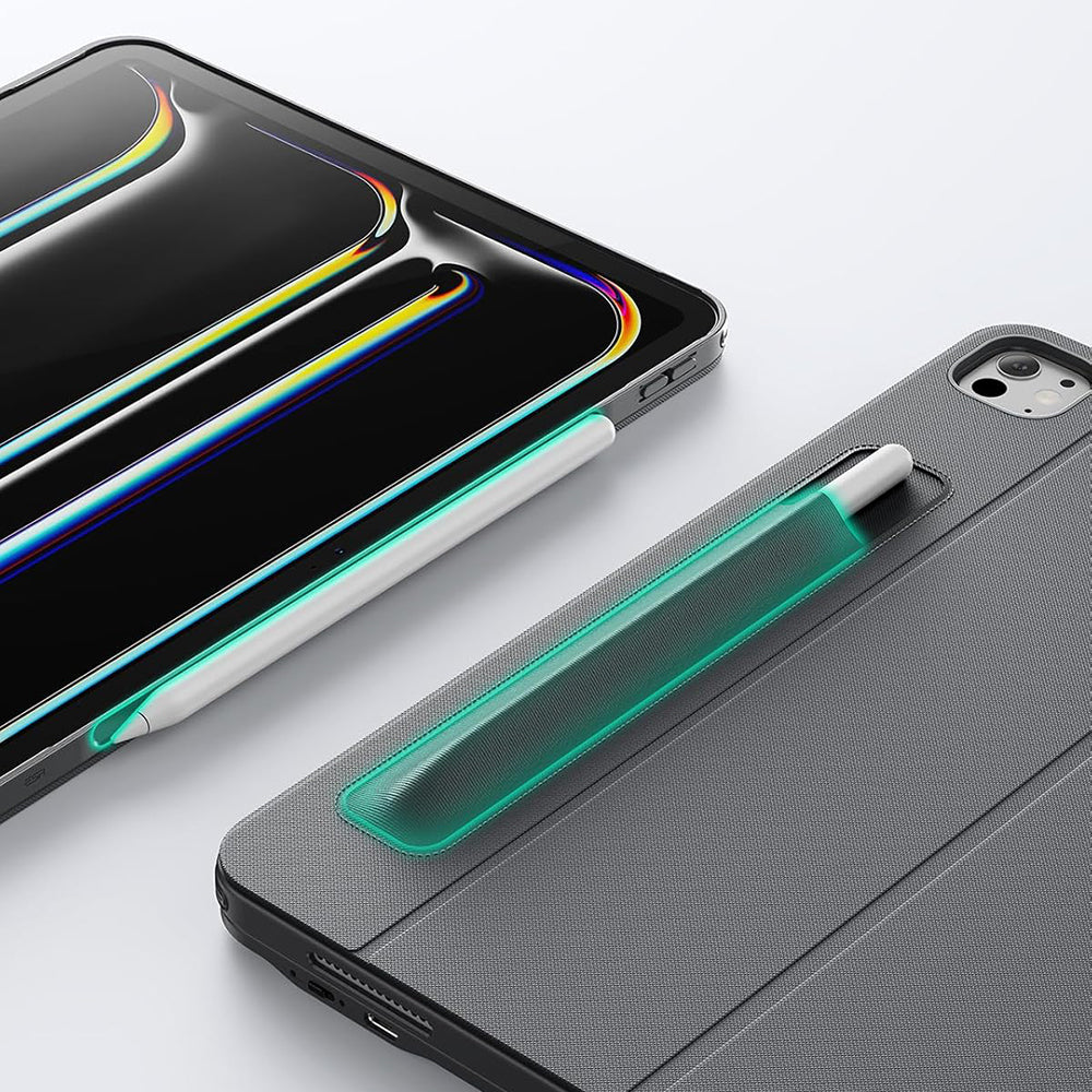 Custodia con Tastiera per Apple iPad Pro 11 (2024), ESR, Shift, Grigio