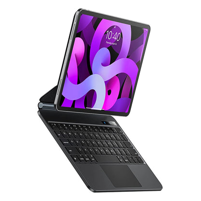 Custodia con Tastiera per Apple iPad Pro 12.9 (2022) / Pro 12.9 (2021) / Pro 12.9 (2020) / Pro 12.9 (2018), Baseus, Brilliance, Grigio