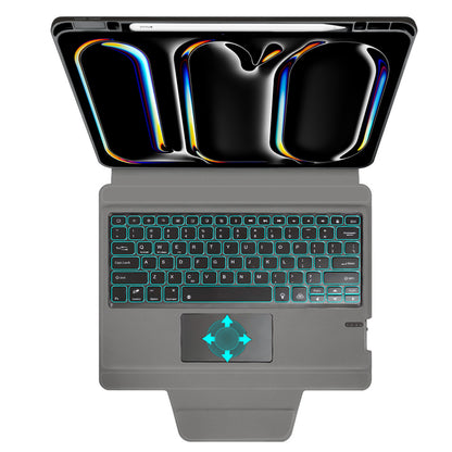 Custodia con Tastiera per Apple iPad Pro 13 (2024), Techsuit, KeyTab Pro, Nera