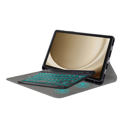 Custodia con Tastiera per Samsung Galaxy Tab A9+, Techsuit, CozyTab, Nera