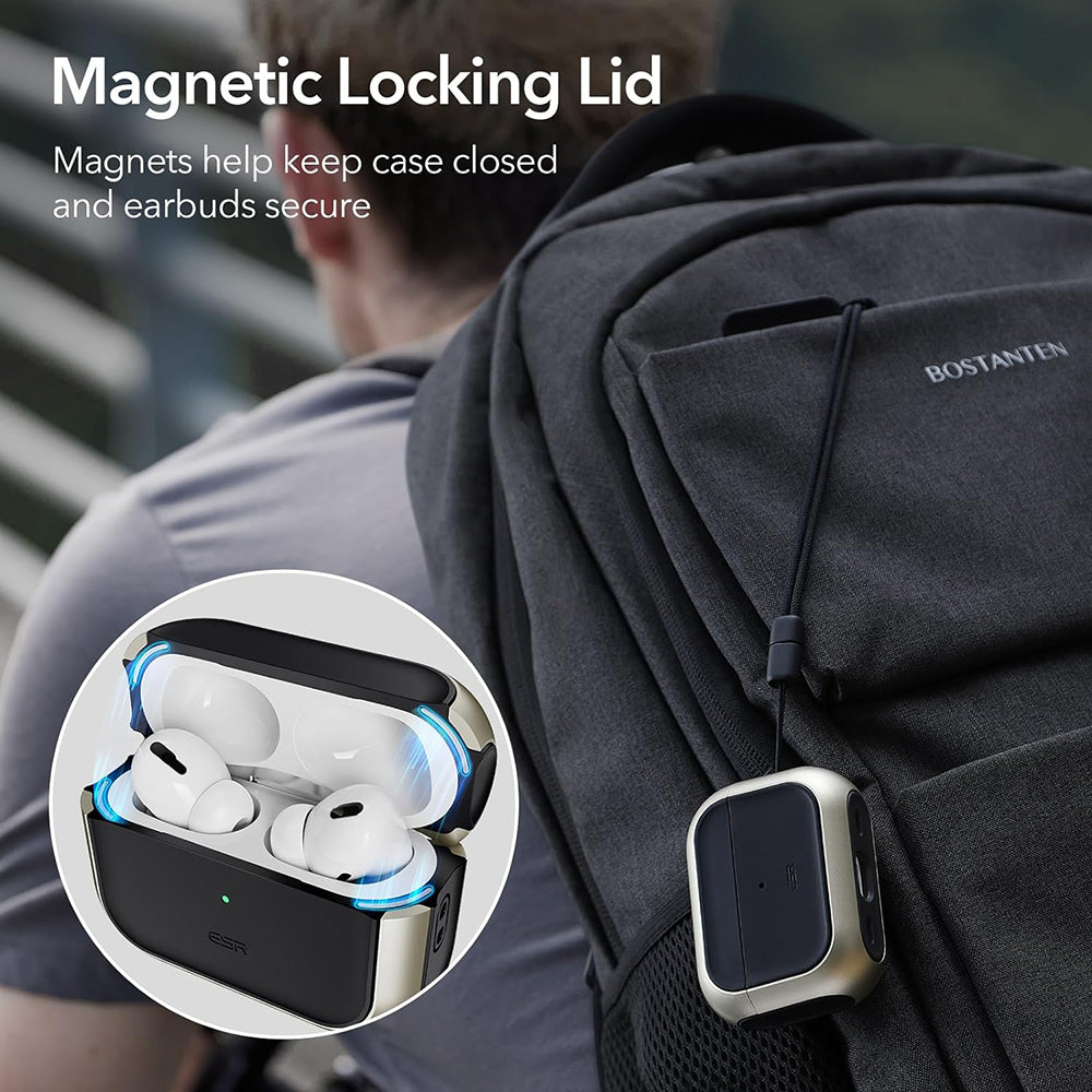 ESR Orbit Hybrid Case for Apple AirPods 4, Black