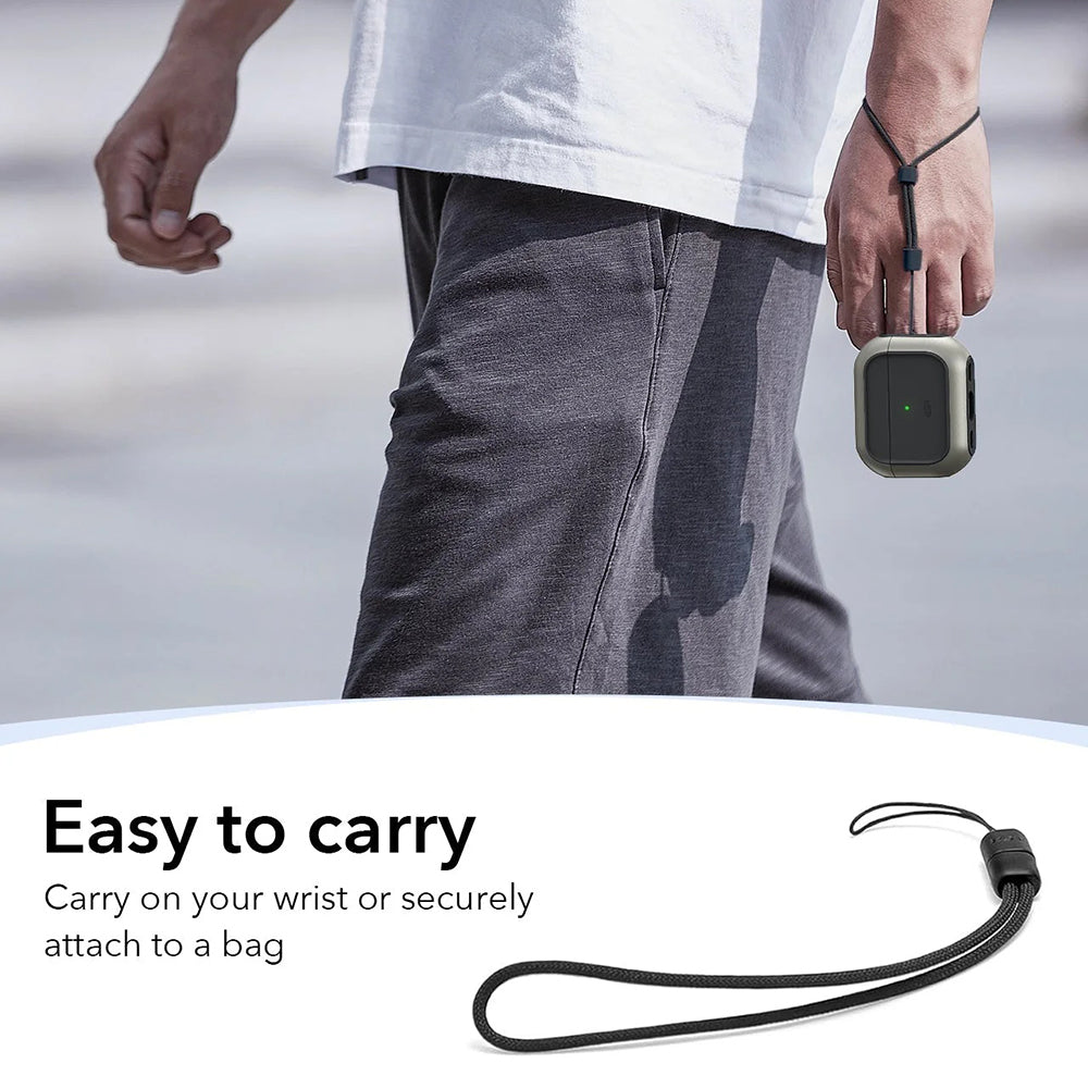 Custodia ESR Orbit Hybrid per Apple AirPods Pro 3, Grigio