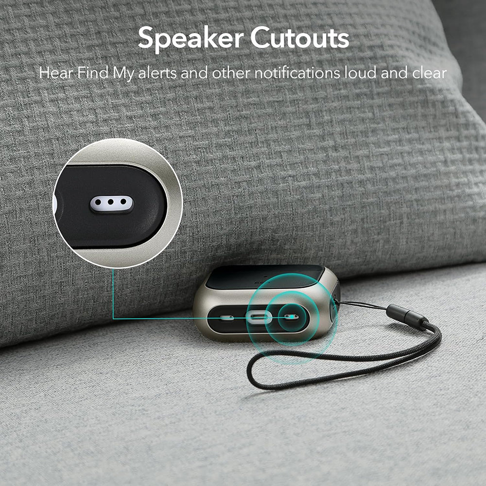 ESR Orbit Hybrid Case for Apple AirPods Pro Series, Gray