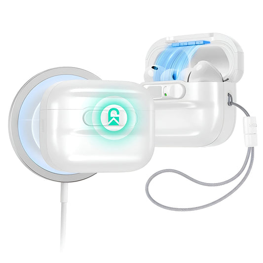 Custodia ESR Pulse Magnetic FlickLock per Apple AirPods Pro 3, Bianca