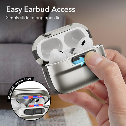 Custodia ESR Pulse per Apple AirPods Pro Series, Grigio