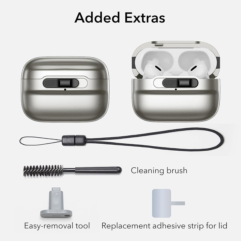 Custodia ESR Pulse per Apple AirPods Pro Series, Grigio