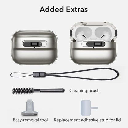 Custodia ESR Pulse per Apple AirPods Pro Series, Grigio