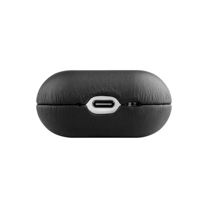 Custodia Fixed PodsLeather per Apple AirPods 4, Nera