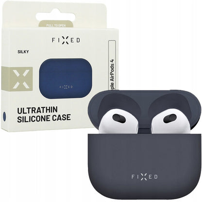 Custodia Fixed Silky per Apple AirPods 4, Blu