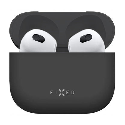 Custodia Fixed Silky per Apple AirPods 4, Nera