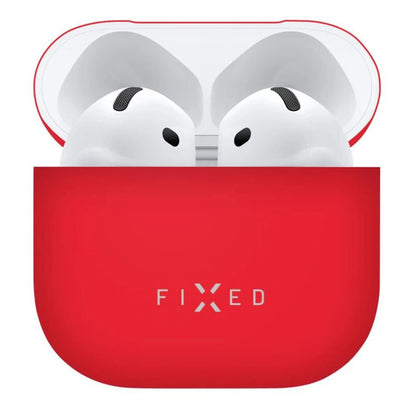 Custodia Fixed Silky per Apple AirPods 4, Rossa