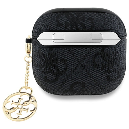 Custodia Guess 4G Charm per Apple AirPods 4, Nera