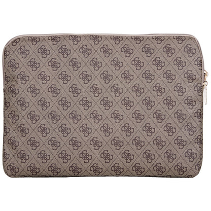 Custodia Guess 4G Triangle Logo per Laptop 14 pollici, Marrone