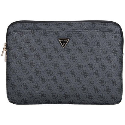 Custodia Guess 4G Triangle Logo per Laptop 14 pollici, Nera