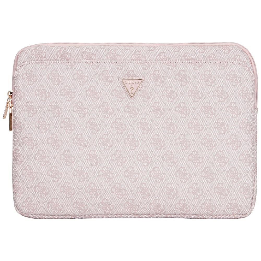 Custodia Guess 4G Triangle Logo per Laptop 14 pollici, Rosa