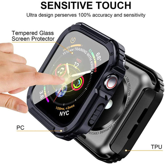 Custodia Lito Armor 360 per Apple Watch 38mm Series, Blu