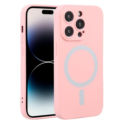 Custodia MagSafe per Apple iPhone 15 Pro, OEM, Silicone Liquido, Rosa