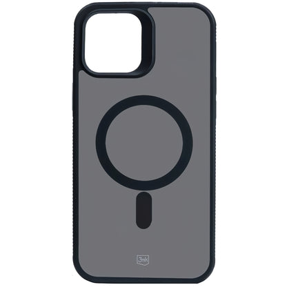Custodia MagSafe per Apple iPhone 12 / 12 Pro, 3MK, Smoke MagCase, Nera