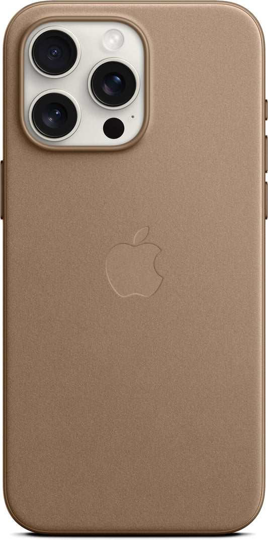 MagSafe Case for Apple iPhone 15 Pro Max, FineWoven, Brown MT4W3ZM/A