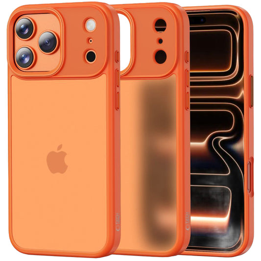 Custodia per Apple iPhone 17 Pro, Tech-Protect, Magmat, Arancione Opaco