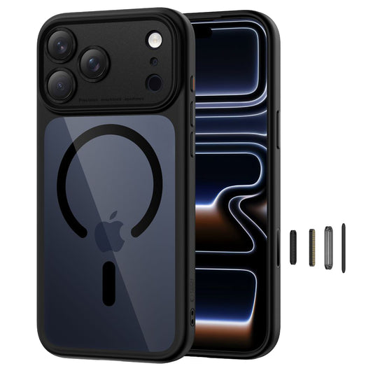 Custodia MagSafe per Apple iPhone 17 Pro, Tech-Protect, MagPeak, Nera