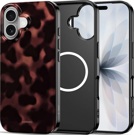 Custodia MagSafe per Apple iPhone 17, Tech-Protect, Lamano Panther, Nera