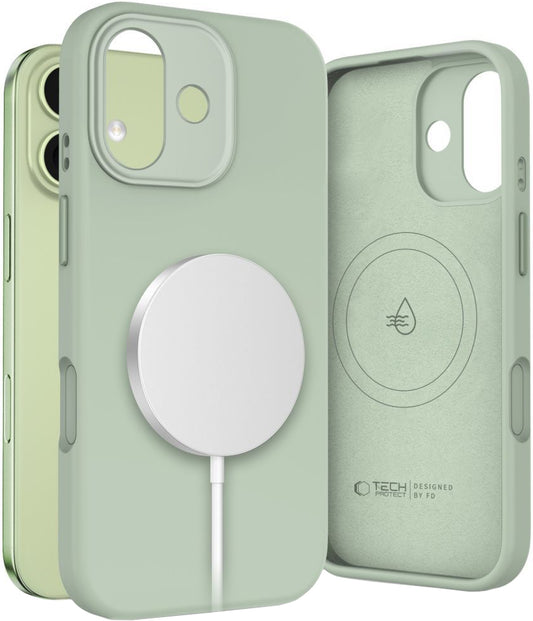 Custodia MagSafe per Apple iPhone 17, Tech-Protect, Uniq, Verde