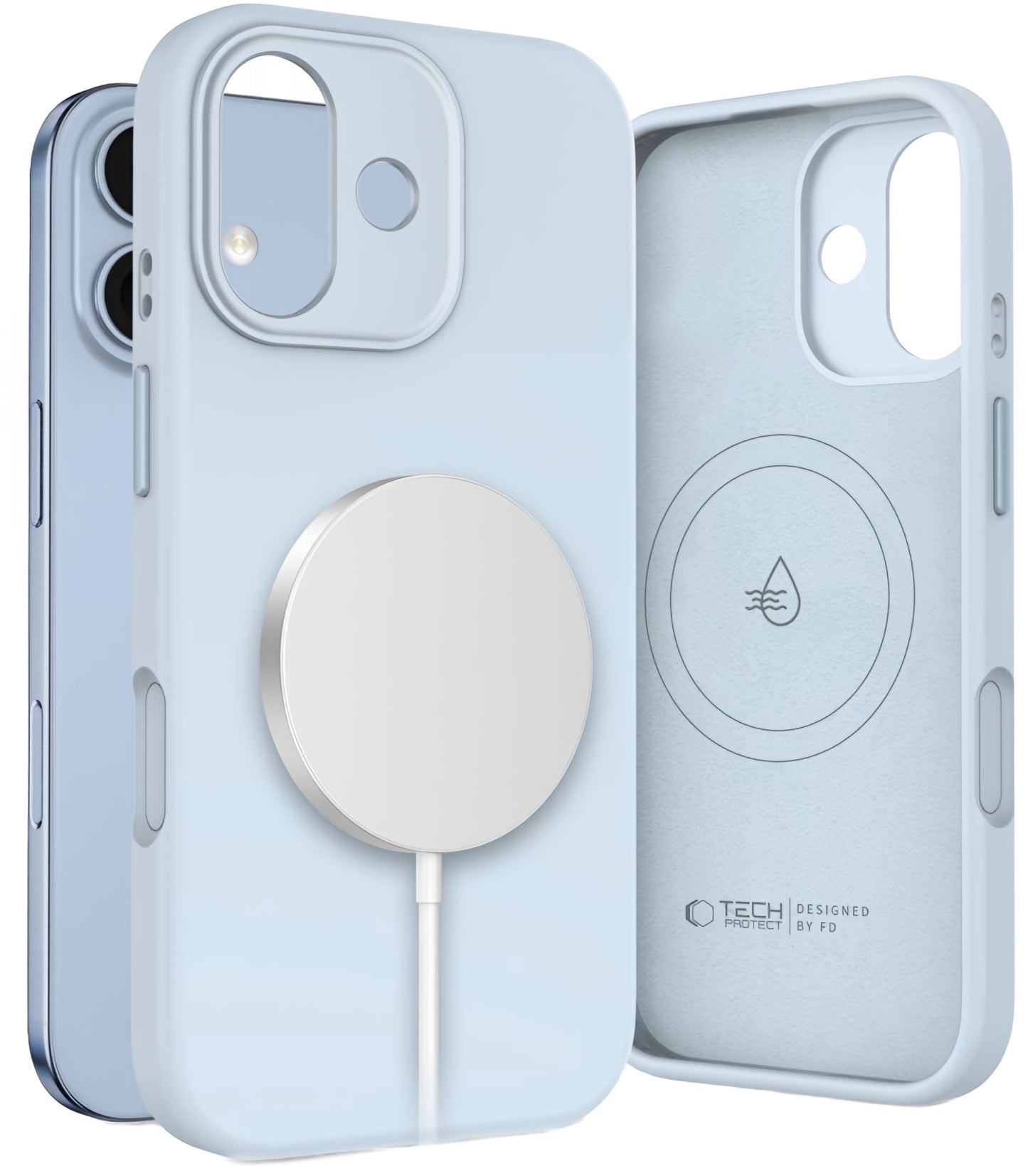 Custodia MagSafe per Apple iPhone 17, Tech-Protect, Uniq, Blu