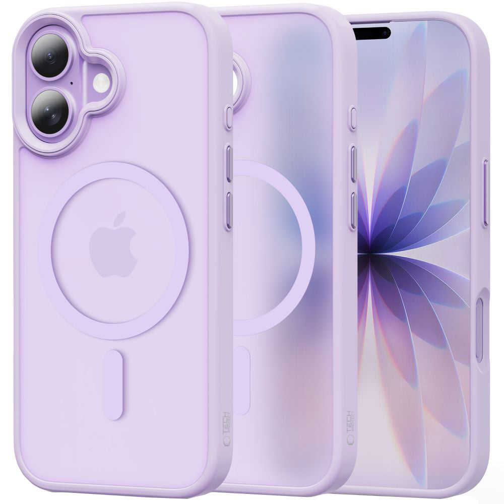 Custodia MagSafe per Apple iPhone 17, Tech-Protect, Magmat, Viola Opaco