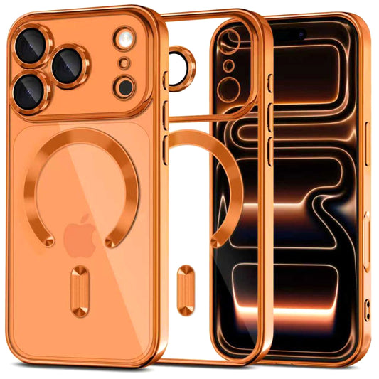 Custodia MagSafe per Apple iPhone 17 Pro Max, Tech-Protect, Magflex, Arancione