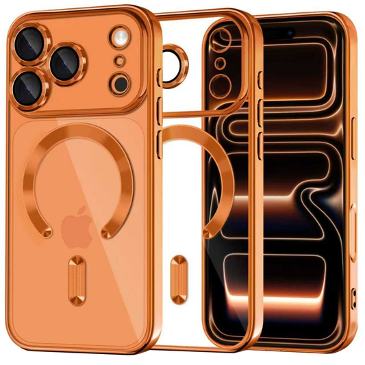Custodia MagSafe per Apple iPhone 17 Pro, Tech-Protect, Magflex, Arancione