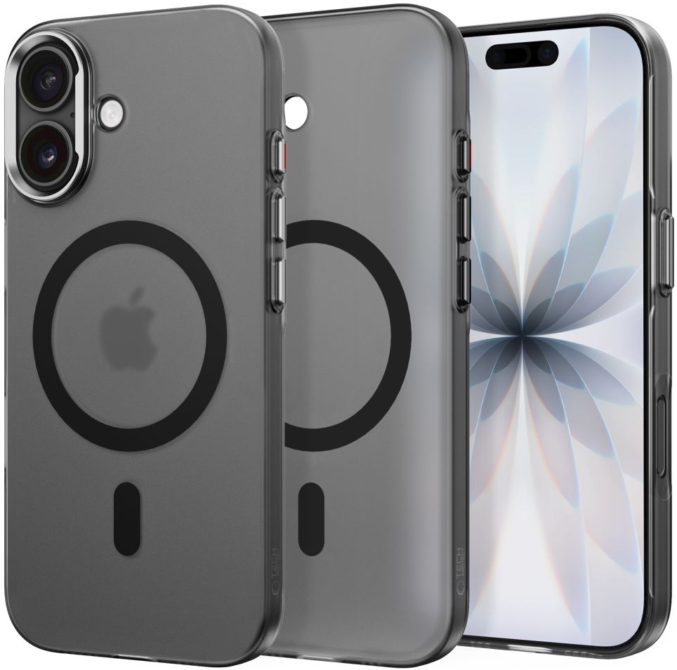 Custodia MagSafe per Apple iPhone 17, Tech-Protect, MagZero, Nero Opaco