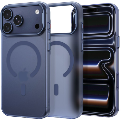 MagSafe Case for Apple iPhone 18 Pro / 17 Pro, Tech-Protect, MagZero, Matte Navy