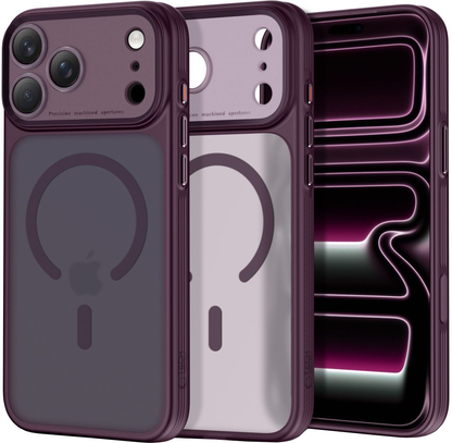 MagSafe Case for Apple iPhone 18 Pro Max / 17 Pro Max, Tech-Protect, MagPrime CC, Matte Burgundy