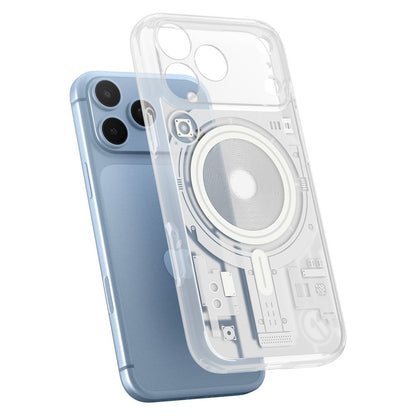 Custodia MagSafe per Apple iPhone 18 Pro Max / 17 Pro Max, Spigen, C11 Ultra Hybrid MagFit Element, bianca ACS12307