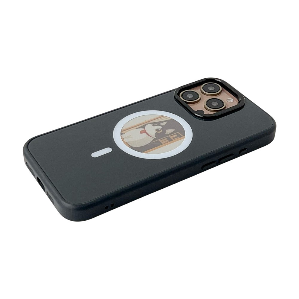 MagSafe Case for Apple iPhone 16 Pro Max, OEM, Round Screen Smart E-Ink, Black