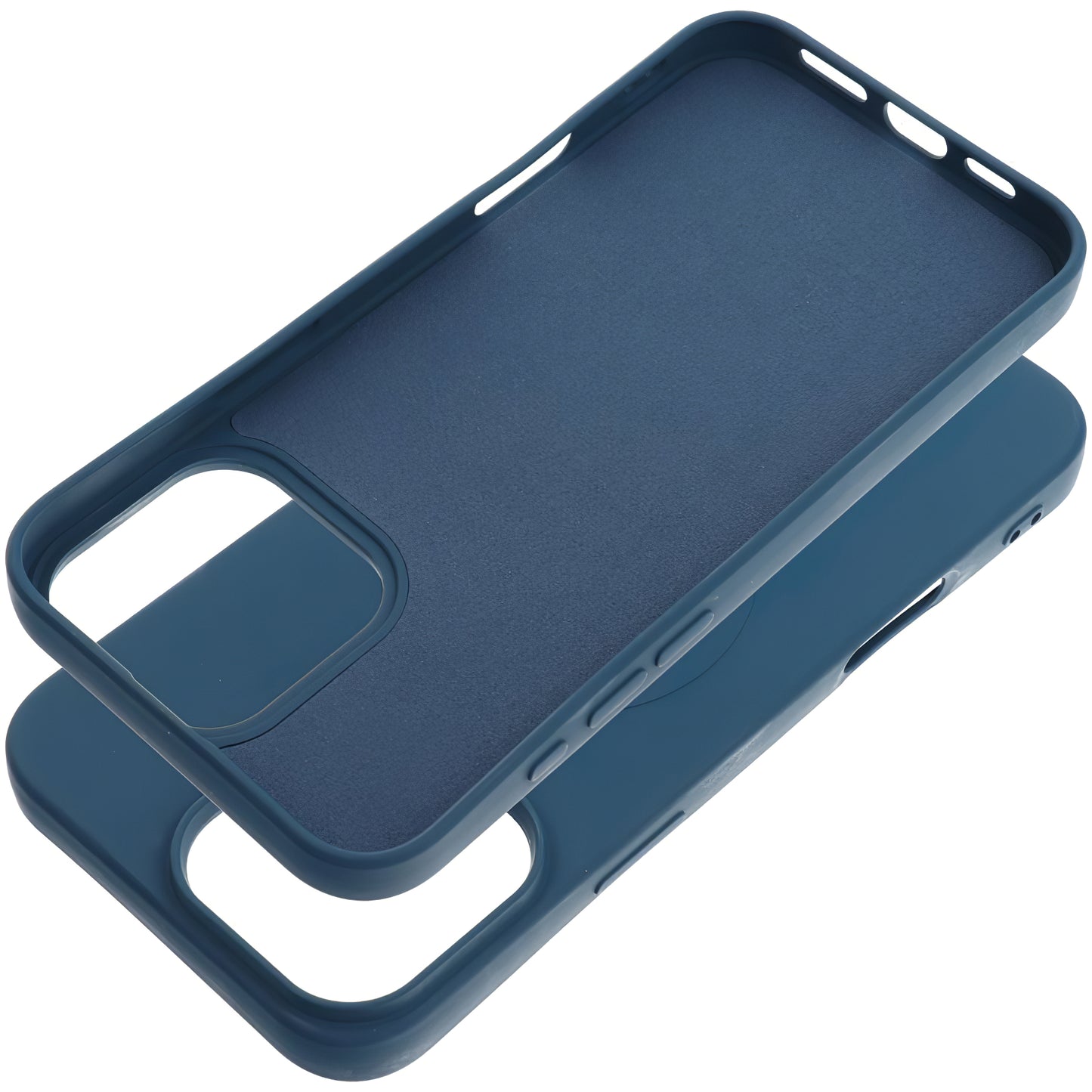 Custodia MagSafe per Apple iPhone 16 Pro Max, OEM, Silicone Mag (Foro Grande), Blu