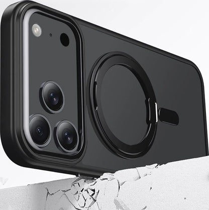Custodia MagSafe per Apple iPhone 17 Pro, Tech-Protect, MagRing, Nera