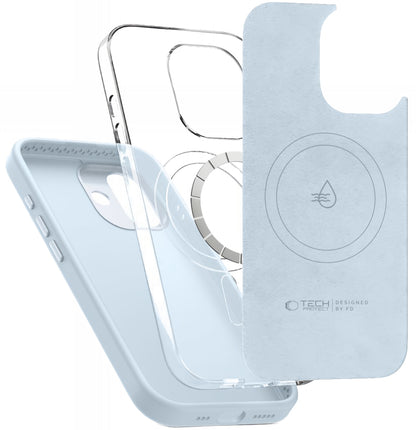 Custodia MagSafe per Apple iPhone 17, Tech-Protect, Uniq, Blu