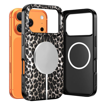 Custodia MagSafe per Apple iPhone 17 Pro, Tech-Protect, Lamano Leopard, Nera