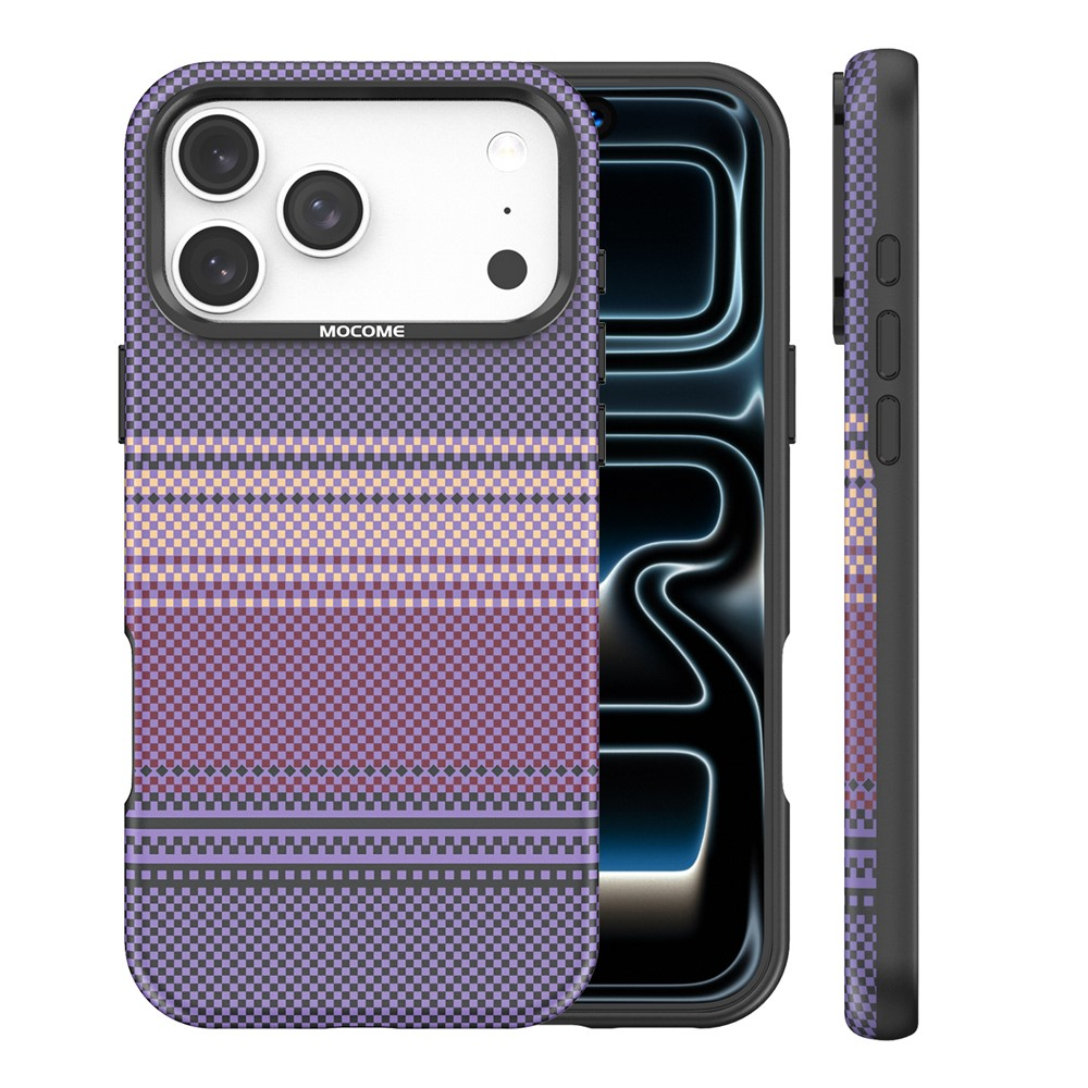 Custodia MagSafe per Apple iPhone 17 Pro Max, OEM, Gradient Rainbow, Viola