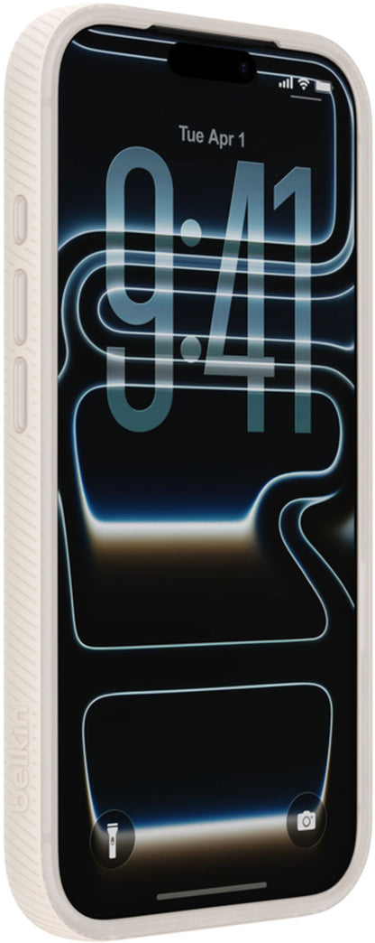 Custodia MagSafe per Apple iPhone 17 Pro, Belkin, SheerForce Grip, Beige MSA035hqSA
