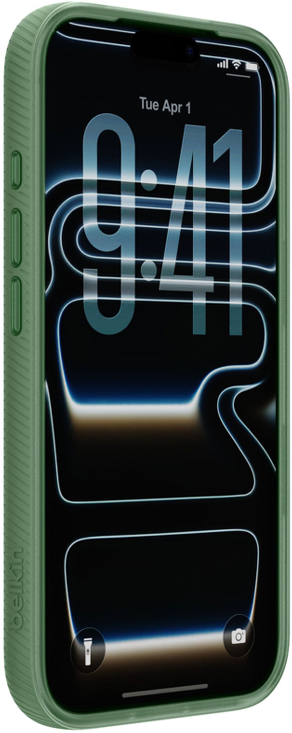 Custodia MagSafe per Apple iPhone 17 Pro Max, Belkin, SheerForce Grip, Verde MSA036hqSE