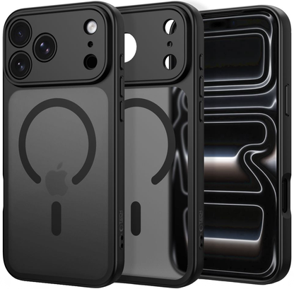 Custodia MagSafe per Apple iPhone 18 Pro Max / 17 Pro Max, Tech-Protect, BasicMag, Nera Opaca