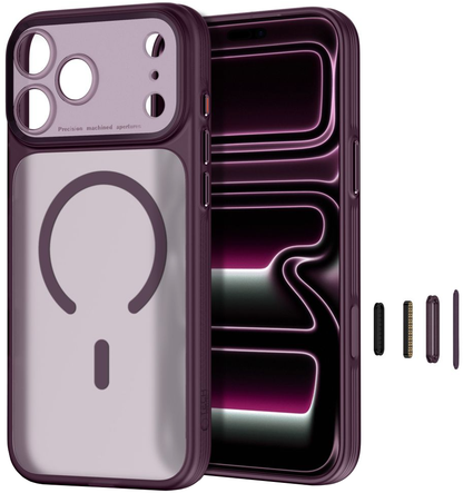 MagSafe Case for Apple iPhone 18 Pro Max / 17 Pro Max, Tech-Protect, MagPrime CC, Matte Burgundy