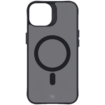 Custodia MagSafe per Apple iPhone 15, 3MK, Smoke MagCase, Nera